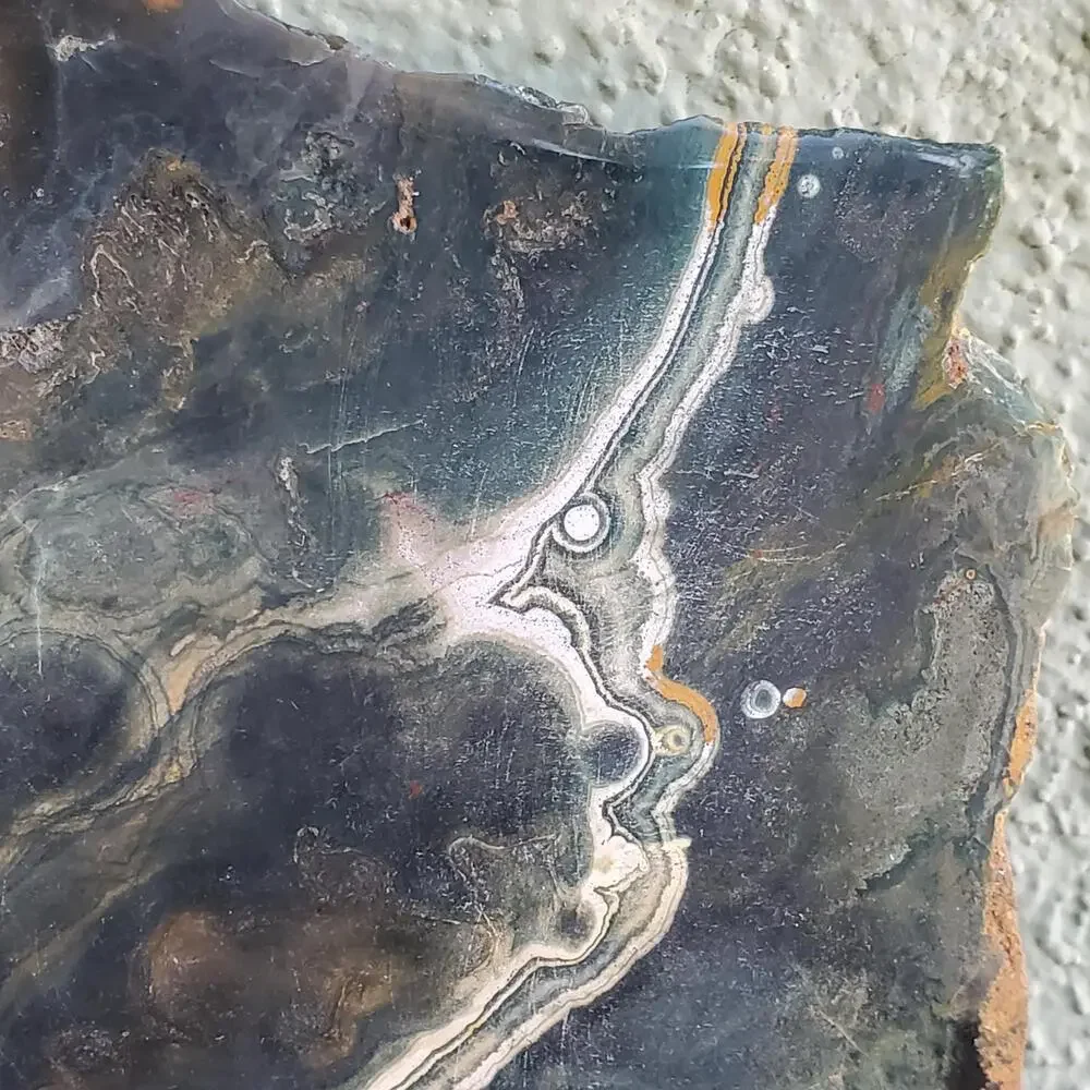 7lbs+ Old Stock Seventh Vein Kambaby Ocean Jasper RARE Orbicular Freeform Displ